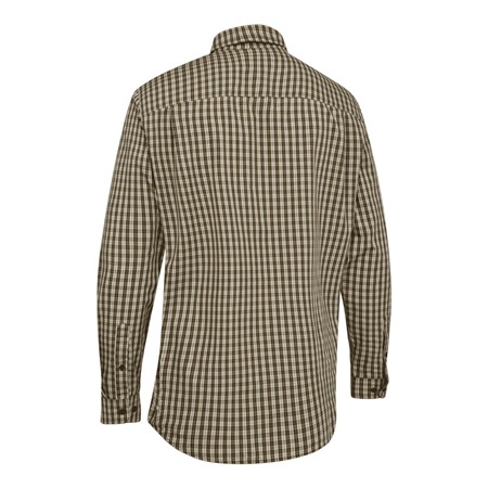 LANGÆRMET HERRESKJORTE DEERHUNTER BALDWIN SHIRT - SKOVGRØN