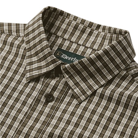 LANGÆRMET HERRESKJORTE DEERHUNTER BALDWIN SHIRT - SKOVGRØN