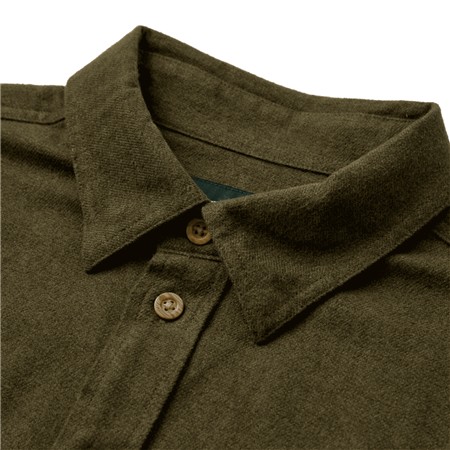 LANGÆRMET HERRESKJORTE DEERHUNTER EVAN SHIRT - SKOVGRØN