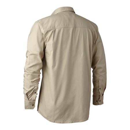 LANGÆRMET HERRESKJORTE DEERHUNTER MATABO - BEIGE