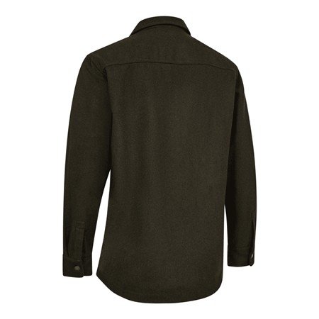 LANGÆRMET HERRESKJORTE DEERHUNTER TATRA OVERSHIRT - BLÅ TERN