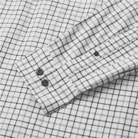 LANGÆRMET HERRESKJORTE DEERHUNTER WILDER OVERSHIRT - BLUE CHECK