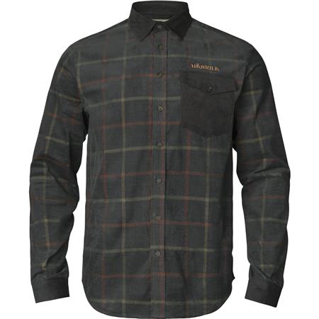 Langærmet Herreskjorte Harkila Kaldfjord Corduroy Check - Phantom