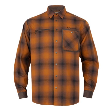 Langærmet Herreskjorte Harkila Ml Folke - Maple Check