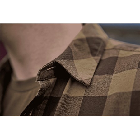 LANGÆRMET HERRESKJORTE HARKILA SCANDINAVIAN L/S - ANTIK BRONZEFARVET TERN