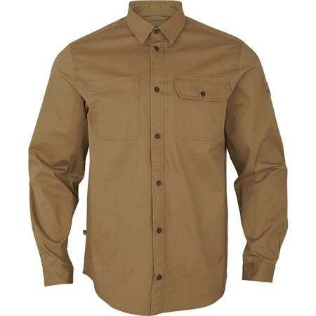 Langærmet Herreskjorte Harkila Trym L/S - Beige