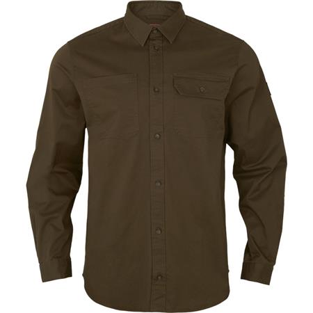 Langærmet Herreskjorte Harkila Trym L/S - Grøn