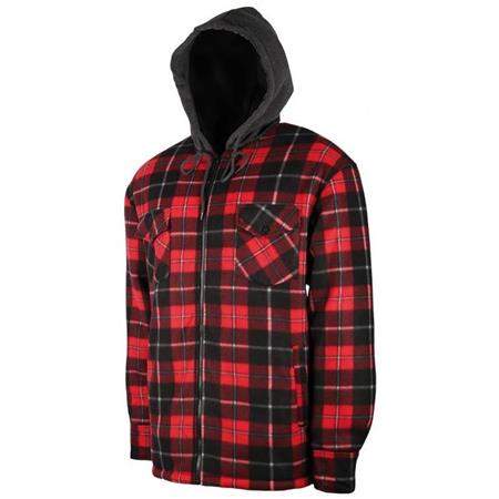 Langærmet Herreskjorte Treeland T510 Fleece Sherpa - Rød