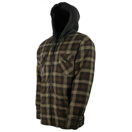 Langærmet Herreskjorte Treeland T512 Sherpa-Fleece - Grøn