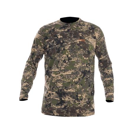 Langærmet T-Shirt Til Mænd Hart Lodge-L - Pixel Forest