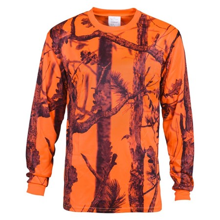 Langærmet T-Shirt Til Mænd Percussion Fluo Ghostcamo - Camo