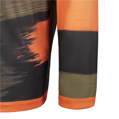 LANGÆRMET T-SHIRT TIL MÆND REMINGTON FISHING AREA - SORT
