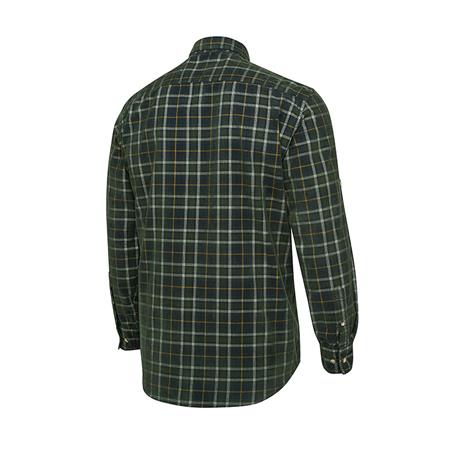LANGÆRMET SKJORTE BERETTA DOBBY CORDUROY SHIRT - GRØN