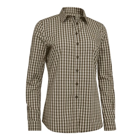 Langærmet Skjorte Til Kvinder Deerhunter Lady Bridget Shirt - Loden Wood
