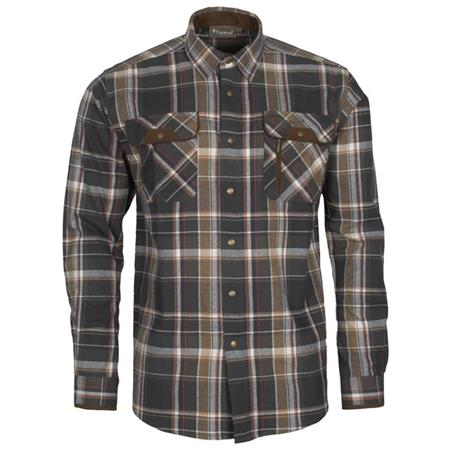 Långärmad Herrskjorta Pinewood Prestwick Exclusive - Grön/Svart