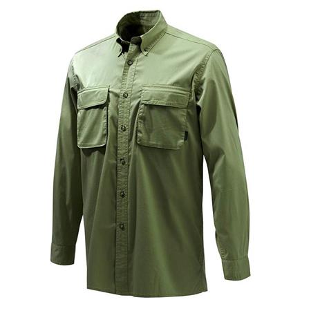 Langärmeliges Herrenhemd Beretta Selous Sport Shirt - Grün