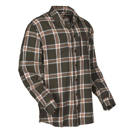 LANGARMHEMD FÜR HERREN - GRÜN SWEDTEAM CREST COTTON - VERT