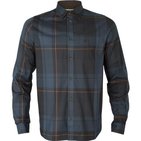 Langarmhemd Für Herren Harkila Akse L/S - Blackberry Check