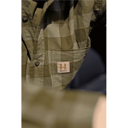 LANGARMHEMD FÜR HERREN HARKILA SCANDINAVIAN L/S - DARK OLIVE CHECK