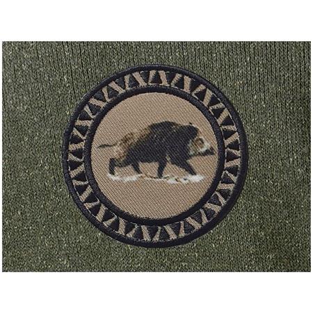 LANGARMHEMD FÜR MÄNNER BARTAVEL PORTLAND SOLITAIRE MIKROFLEECE - KHAKI
