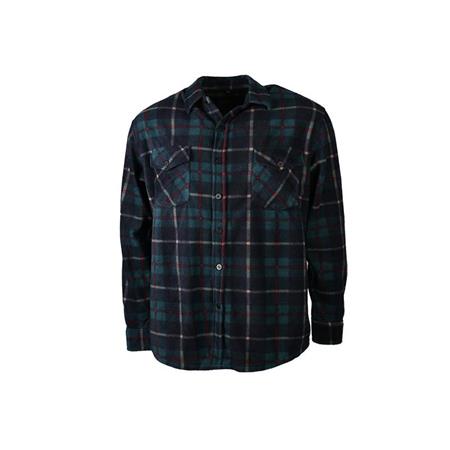 Langarmhemd Für Männer Treeland Fleecejacke T507 - Grün/Blau
