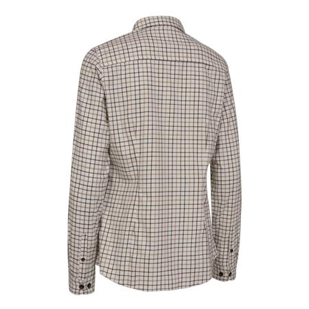 LANGE MOUWEN BLOUSE VOOR VROUWEN DEERHUNTER LADY GRACE - BEIGE CHECK