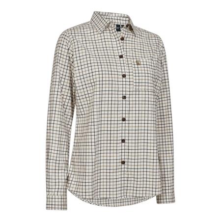 Lange Mouwen Blouse Voor Vrouwen Deerhunter Lady Grace - Beige Check