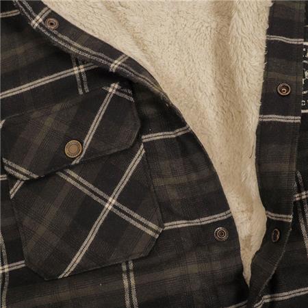 LANGE MOUWEN SHIRT VOOR MANNEN SWEDTEAM ULTRA PILE - HUNTING VERT