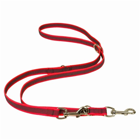 Leine Difac Color Gomme Multipositions - Rot