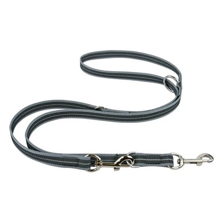 Leine Difac Reflec Gomme Multipositions - Grau