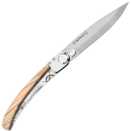 Lommekniv Le Coq Français Nautic Oliventræ