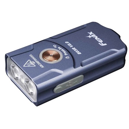 Lommelygte Fenix Nøgleanhænger I Metal E18rv2 500 Lumens - Blå