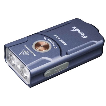 Lommelygte Fenix Nøgleringslygte I Metal E03rv2 500 Lumens - Blå
