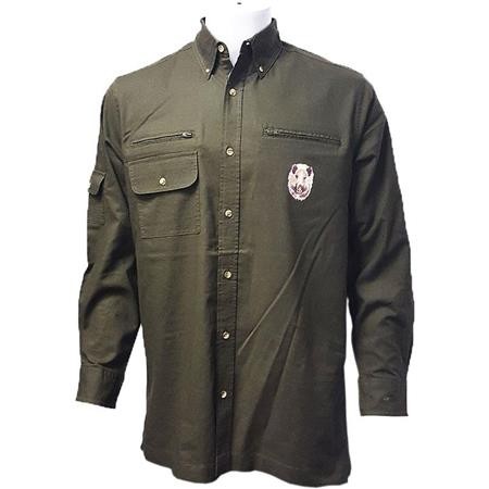 Long-Sleeve Men's Shirt Bartavel Hunter Wild Boar - Khaki