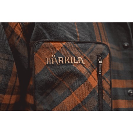 LONG SLEEVE SHIRT FOR MEN HARKILA PAJALA - BOMBAY BROWN