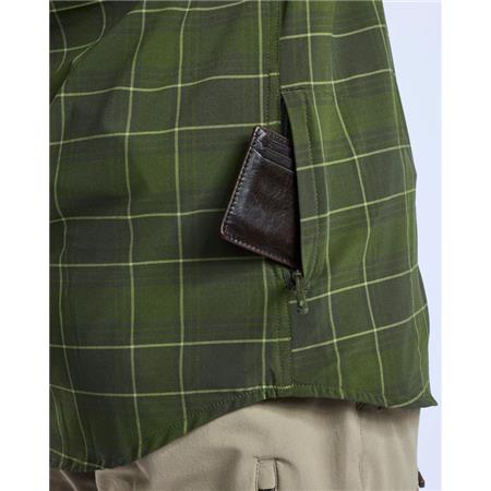 LONG SLEEVE SHIRT WOMAN PINEWOOD ABISKO TREKKING L/S - MOSS GREEN