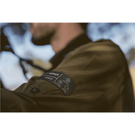 LONG-SLEEVED SHIRT FOR MEN HARKILA LOGMAR LIGHTWEIGHT L/S - DARK OLIVE/WILLOW GREEN