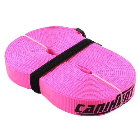 LONGE CANIHUNT SANGLE PLATE POLYESTER HUNTER SÉRIE ROSE 2026