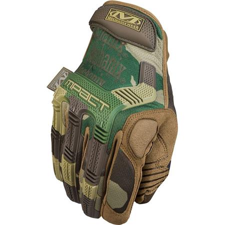 Luvas Masculinas Mechanix M-Pact - Camuflagem Woodland
