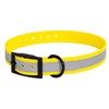 Collier Pour Chien Somlys Dog Réfléchissant - Jaune - 650X25x2.5Mm