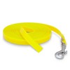 Laisse Plate Polytec 10M X 16Mm - Jaune Fluo