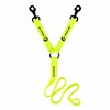 Laisse Accouple Somlys Dog 2 Chiens - Jaune