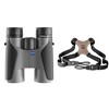 Jumelles 10X42 Zeiss Terra Ed T* Noir/Gris - Pack Jumelles + Harnais