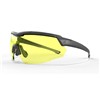 Lunettes De Tir Edge Tactical Rolling Thunder - Réglable - Monture Noire - Jaune