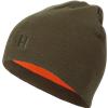 Bonnet Harkila Reversible - Willow Green-Orange