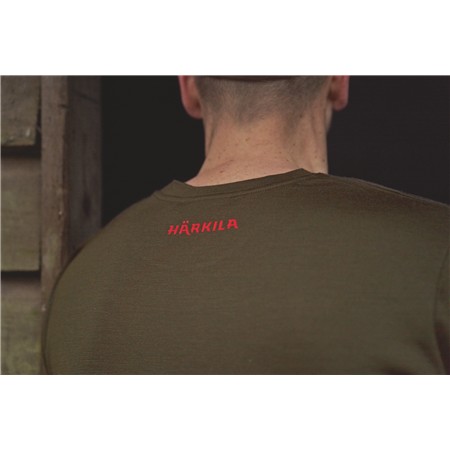 MAGLIETTA A MANICHE LUNGHE UOMO HARKILA GAME L/S - SHADOW BROWN WILDBOAR