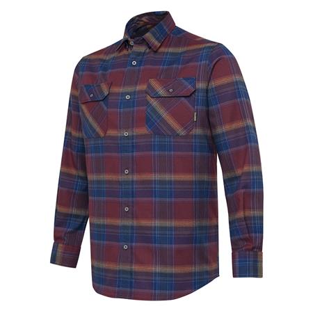 Μακρυμάνικο Ανδρικό Πουκάμισο Beretta Cadet Flannel - Μπορντό