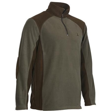 Man Fleece Jacket Percussion 15153 - Green Olive
