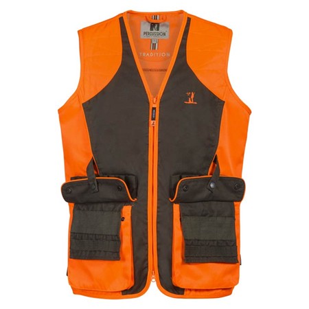 MAN WAISTCOAST PERCUSSION TRADITION KAKI/ORANGE