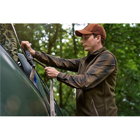 MANNELIJKE POLAIRE ZONDER MOUWEN HARKILA FJELL - HUNTING GREEN/WILLOW GREEN